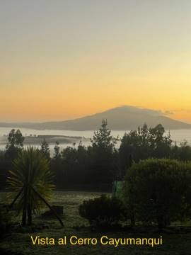 Precioso campo con vistas a 2 volcanes