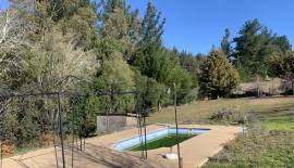 9.6 hás con casa y piscina a 35 minutos del centro de Conce. 
